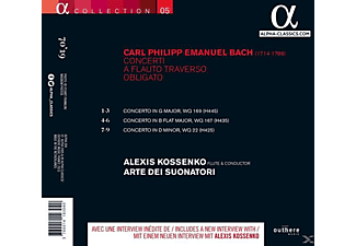 Alexis Kossenko, Arte Dei Suonatori - Flötenkonzerte (Wq 22, 167, 169)  - (CD)