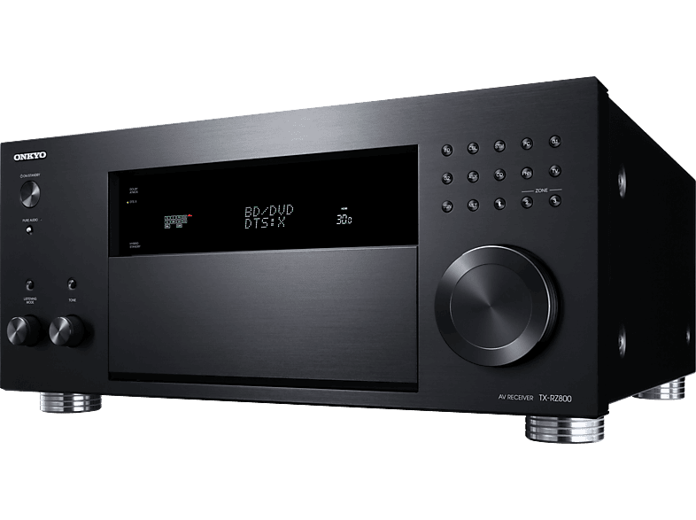 pro Schwarz) Kanal, TX-RZ800 AV-Receiver ONKYO 185 Watt Kanäle, (7.2