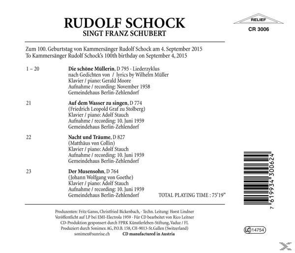 Rudolf Schock, Gerald Moore - K 01  - (CD)