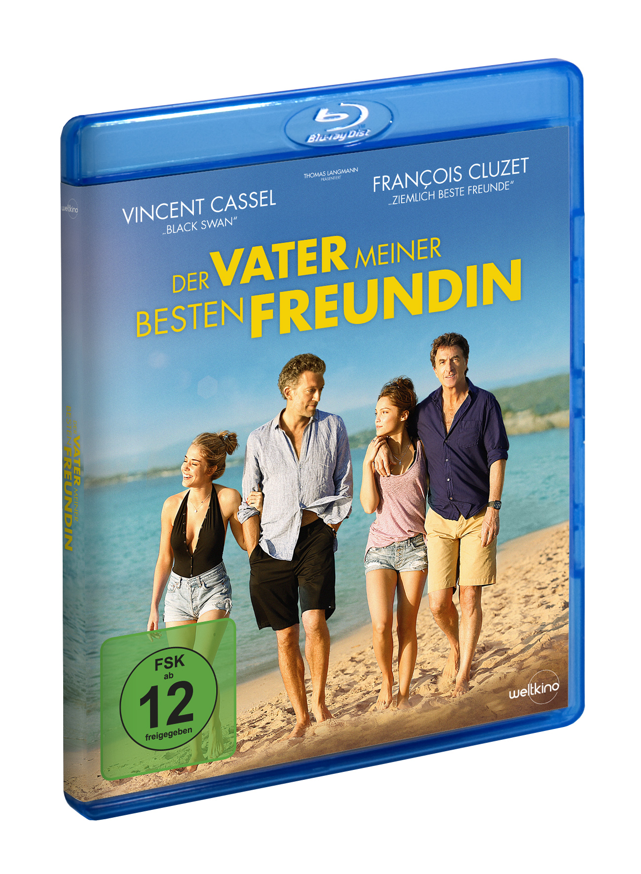 DVD-Cover: Menschen, die an einem Strand spazieren gehen. Der Filmtitel lautet Der Vater Meiner Besten Freundin.