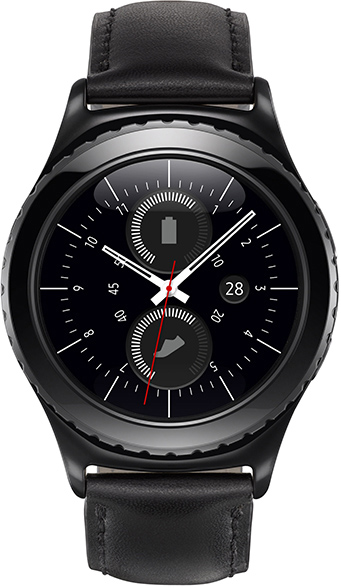 SAMSUNG Gear S2 classic Smart Watch, 170-200 mm, Schwarz