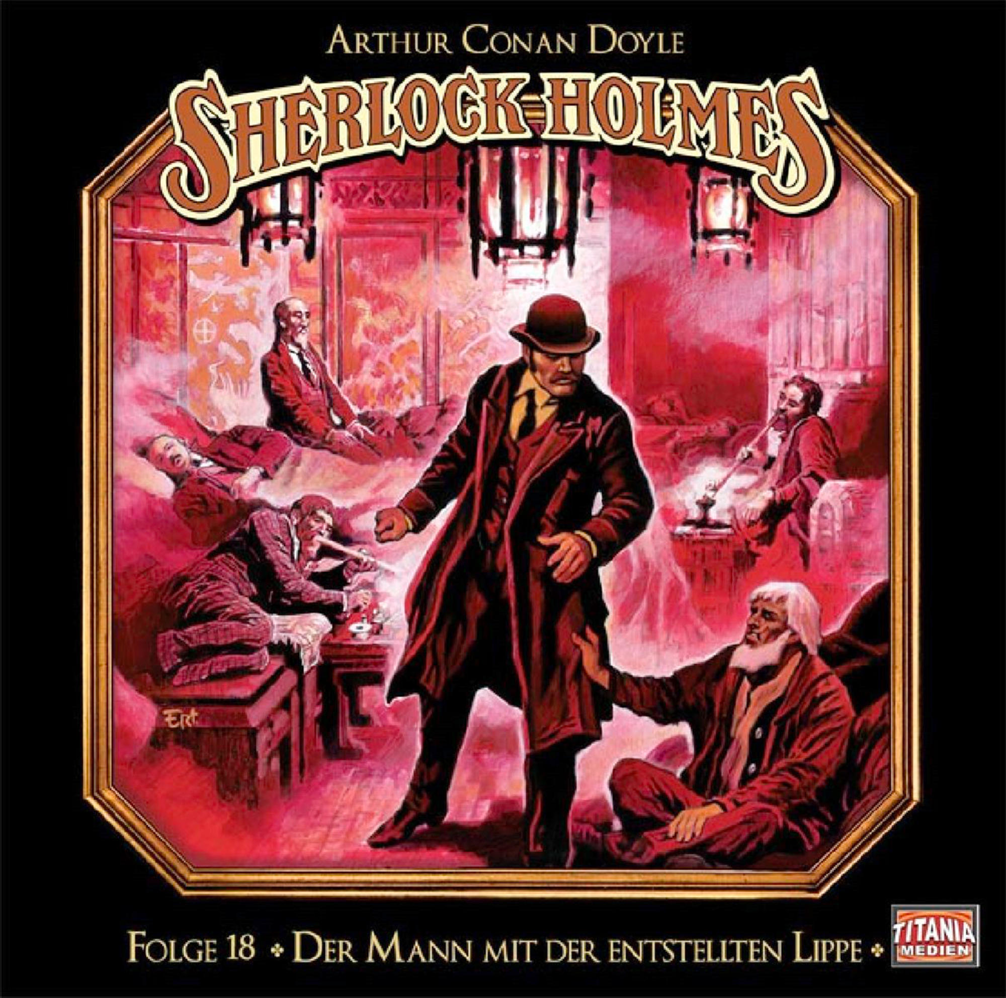 Sherlock Holmes-Folge 18 - Sherlock Holmes Folge 18: Der Mann mit der entstellten Lippe  - (CD)
