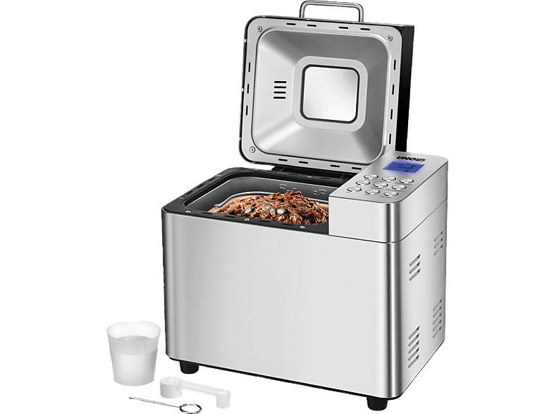 UNOLD 68456 Backmeister (Brotbackautomat, 550 Watt, Edelstahl)
