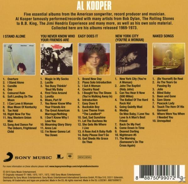 Albumcover: Text 'Al Kooper' und eine Liste von Songtiteln.