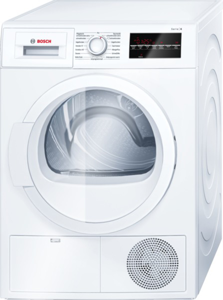 BOSCH WTG86400 Kondensationstrockner 6 (8,0 kg, B, Weiß)