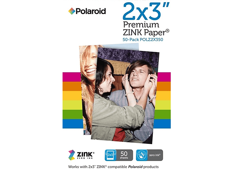 POLAROID Premium ZINK Papier 2x3'' 50 stuks (M23050)