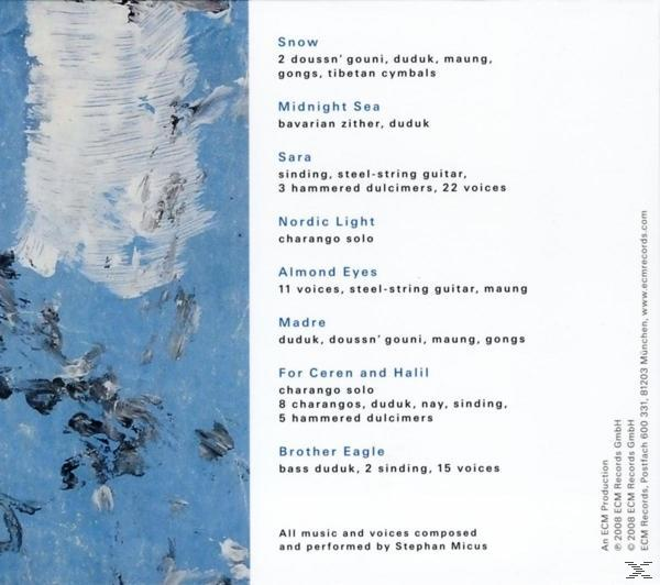 Stephan Micus - Snow  - (CD)