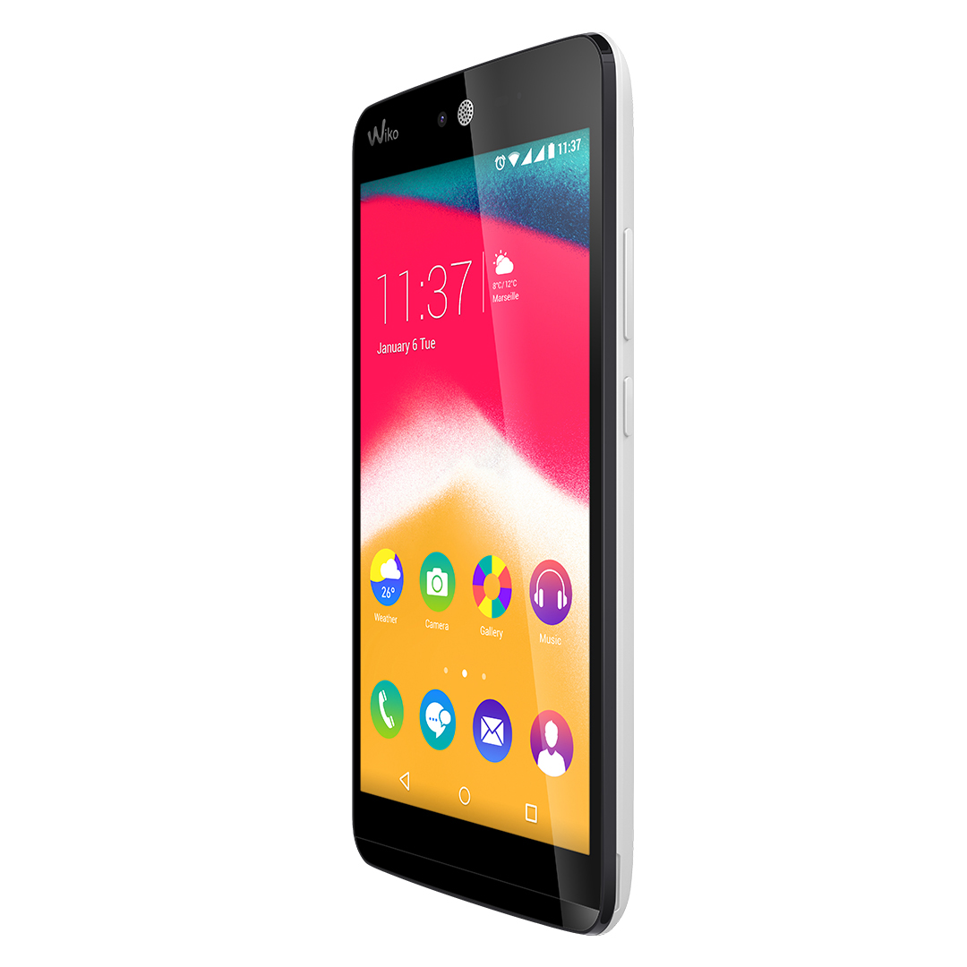 WIKO Rainbow Jam 8 GB Weiß Dual SIM