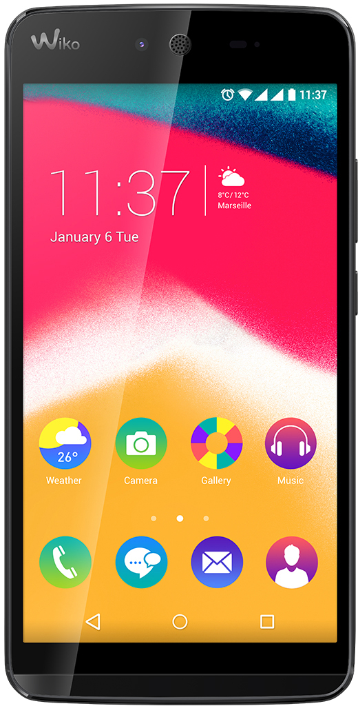 WIKO Rainbow Jam 8 GB Schwarz Dual SIM
