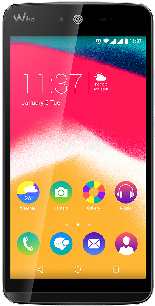WIKO Rainbow Jam 8 GB Weiß Dual SIM