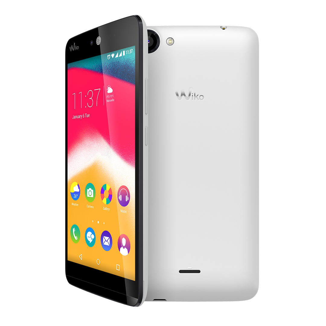 WIKO Rainbow Jam 8 GB Weiß Dual SIM