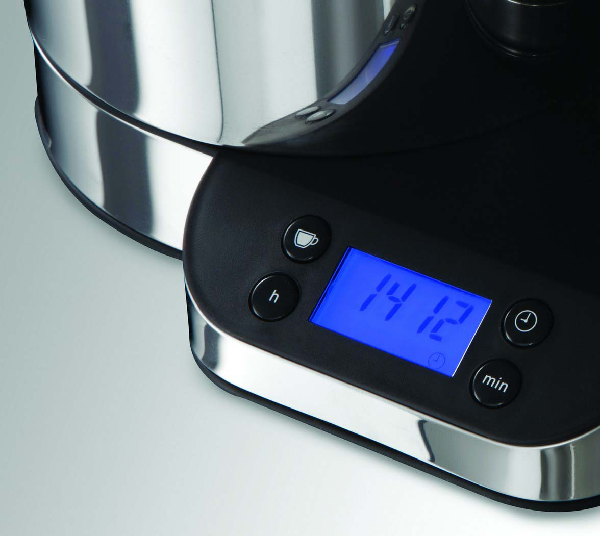 RUSSELL HOBBS 20771-56 Clarity Thermo Kaffeemaschine Edelstahl/Schwarz