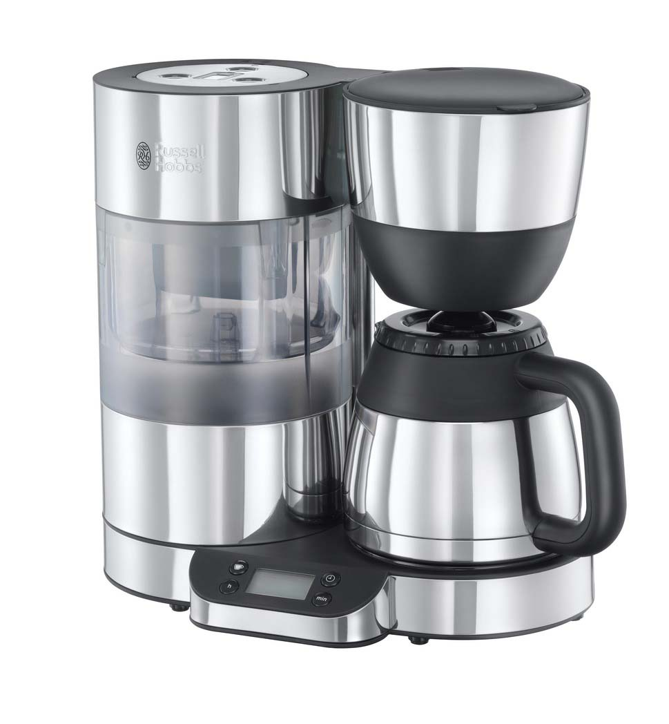 RUSSELL HOBBS 20771-56 Clarity Thermo Kaffeemaschine Edelstahl/Schwarz