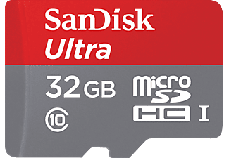 SANDISK microSDHC 32GB Ultra Class10 UHS-I, 80MB/s + adapter (139731) (SDSQUNC-032G-GN6IA)