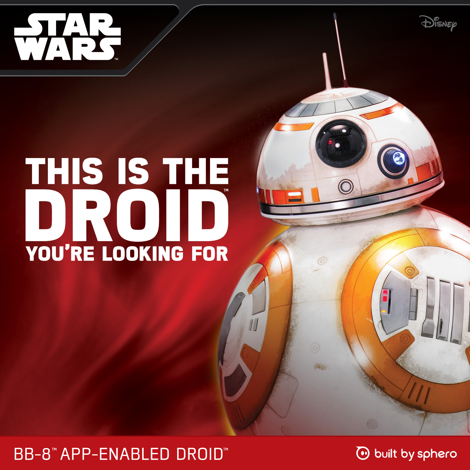 SPHERO Droid BB-8 Roboter, Weiß/Orange