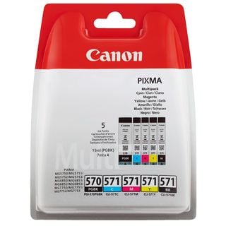 CANON PGI 570 + CLI 571 Tintenpatrone mehrfarbig (0372C004)