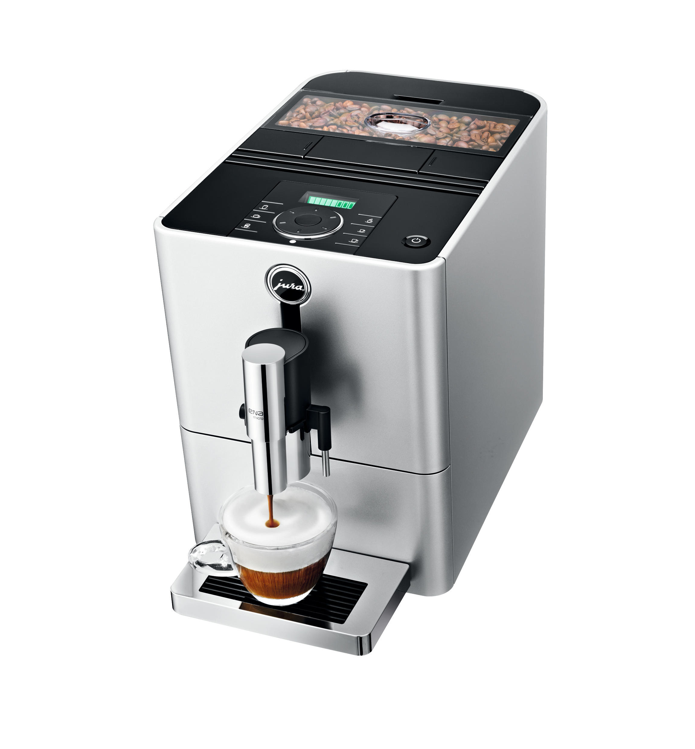 JURA ENA Micro 90 Kaffeevollautomat Micro Silver