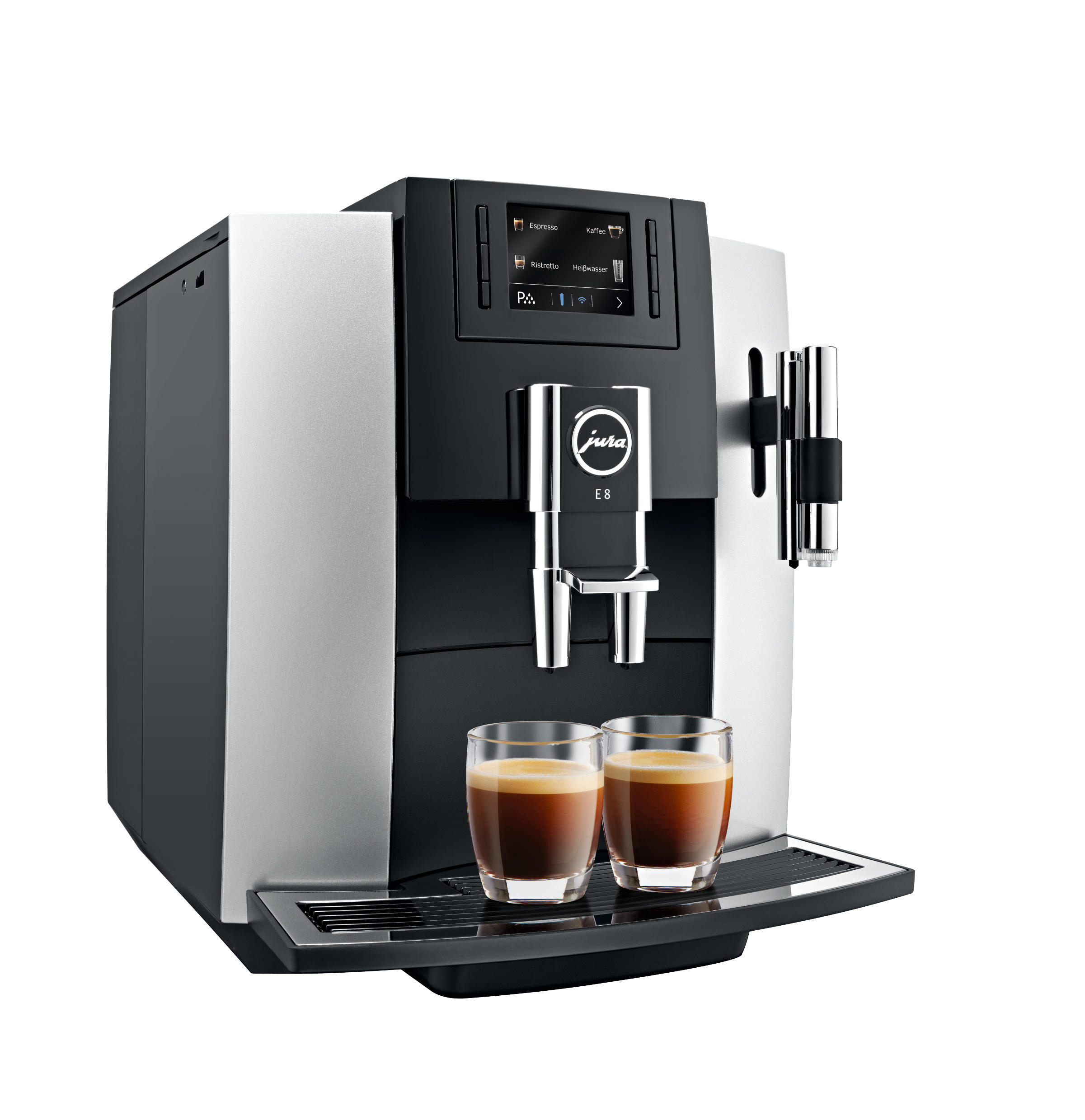 JURA E8 Platin Kaffeevollautomat Platin