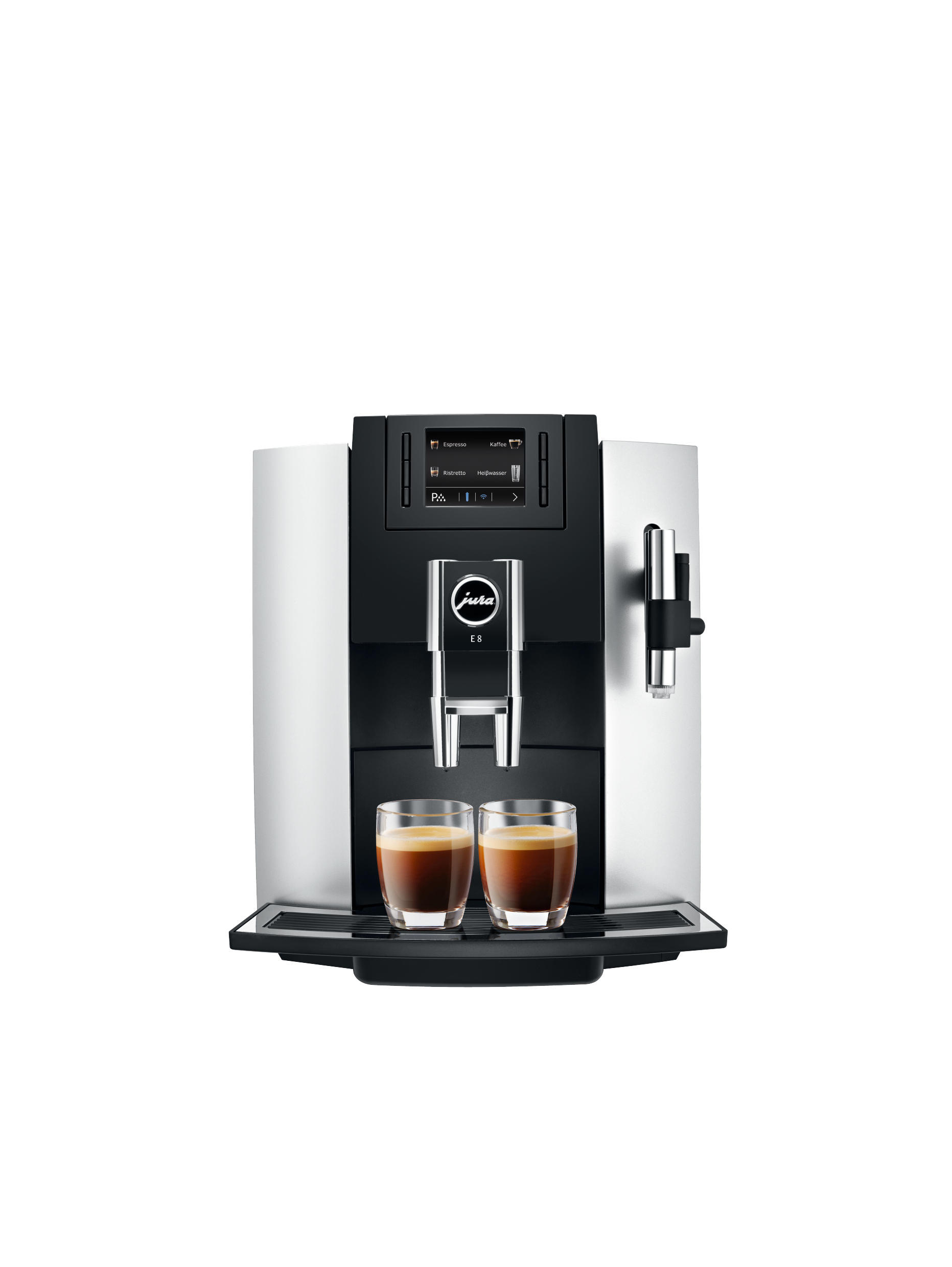 JURA E8 Platin Kaffeevollautomat Platin