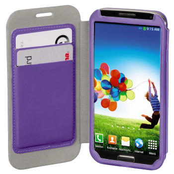 HAMA MM 122954 Samsung Galaxy S4 Slim Booklet Koruyucu Kılıf Mor