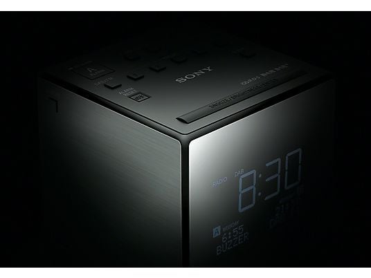 SONY Radio-réveil portable DAB+ Noir (XDRC1DBP.CED)