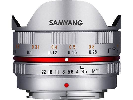 SAMYANG 7.5MM/F3.5 FISH-EYE M4/3 SILVER - Primo obiettivo()