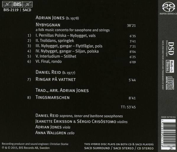 Reid Daniel/Eriksson - Nybyggnan  - (SACD Hybrid)