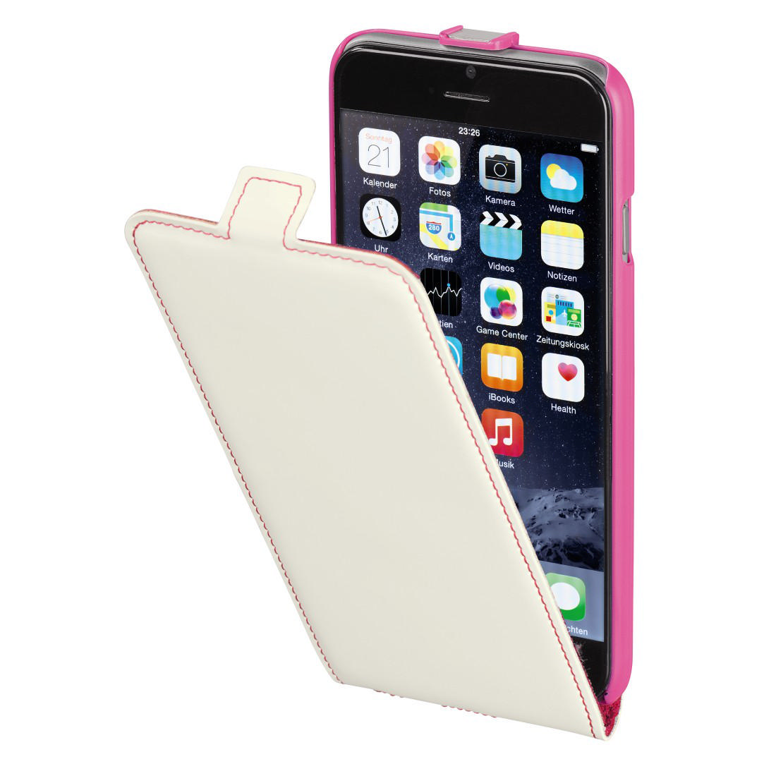 HAMA MM iPhone 6 Guard Case Koruyucu Kılıf Beyaz-Pembe