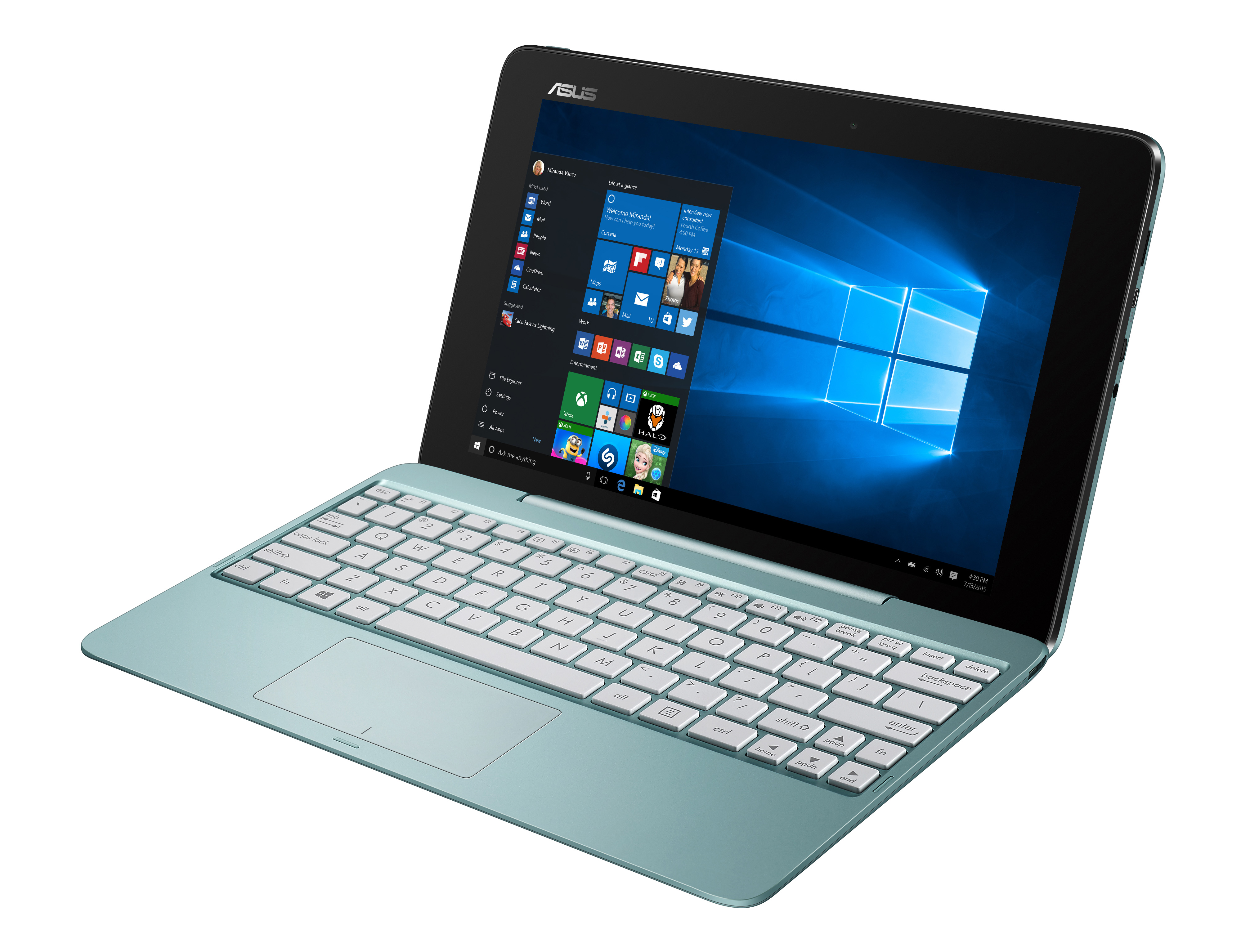 ASUS Transformer Book T100HA-FU008T - 10,1 Zoll - Intel® Atom® x5-Z8500 - 2 GB - 32 GB - Intel® HD Graphics - Windows 10 (64 Bit)