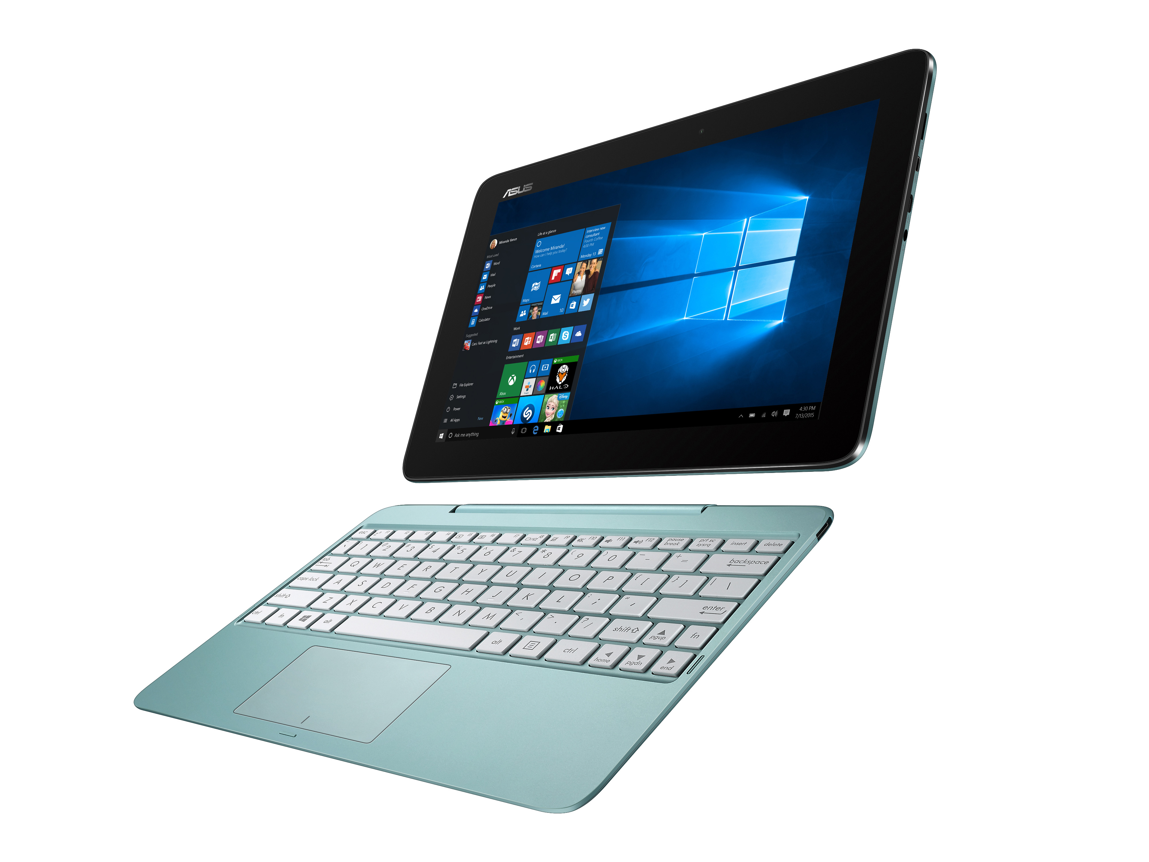 ASUS Transformer Book T100HA-FU008T - 10,1 Zoll - Intel® Atom® x5-Z8500 - 2 GB - 32 GB - Intel® HD Graphics - Windows 10 (64 Bit)