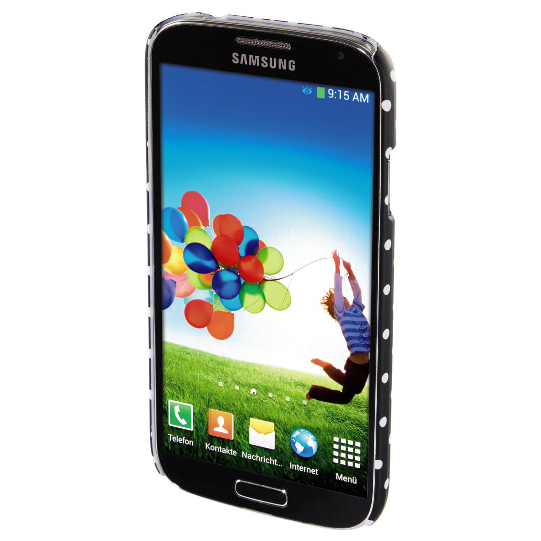 HAMA MM 135226 Galaxy S5 Polka Dots Koruyucu Kılıf Siyah-Beyaz