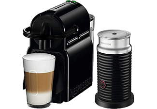 NESPRESSO İnissia D 45 Kahve Makinesi + Aero 3 Süt Köpürtme Cihazı Siyah
