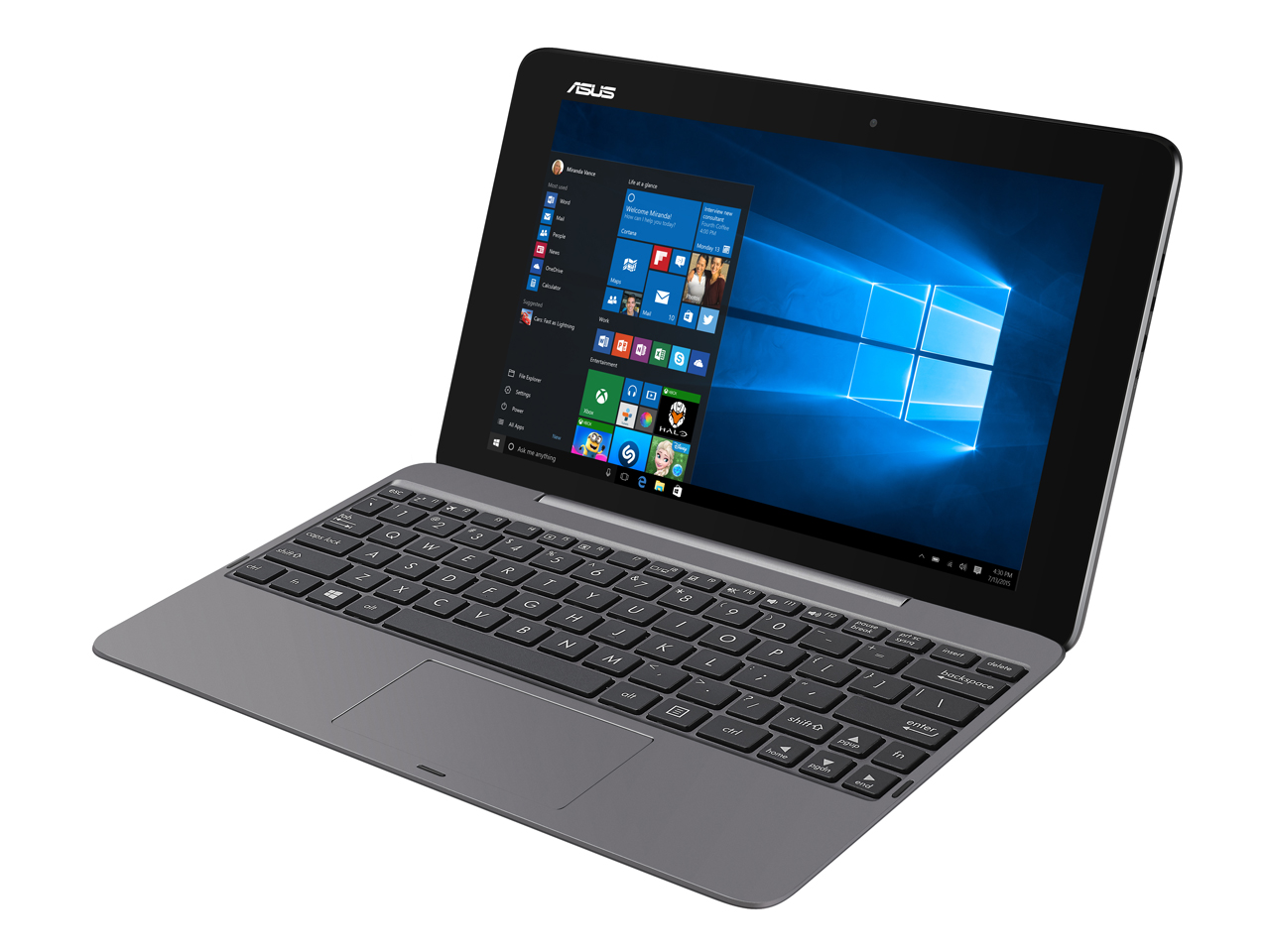 ASUS Transformer Book T100HA-FU030T - 10,1 Zoll - Intel® Atom® x5-Z8500 - 4 GB - 128 GB - Intel® HD Graphics - Windows 10 (64 Bit)