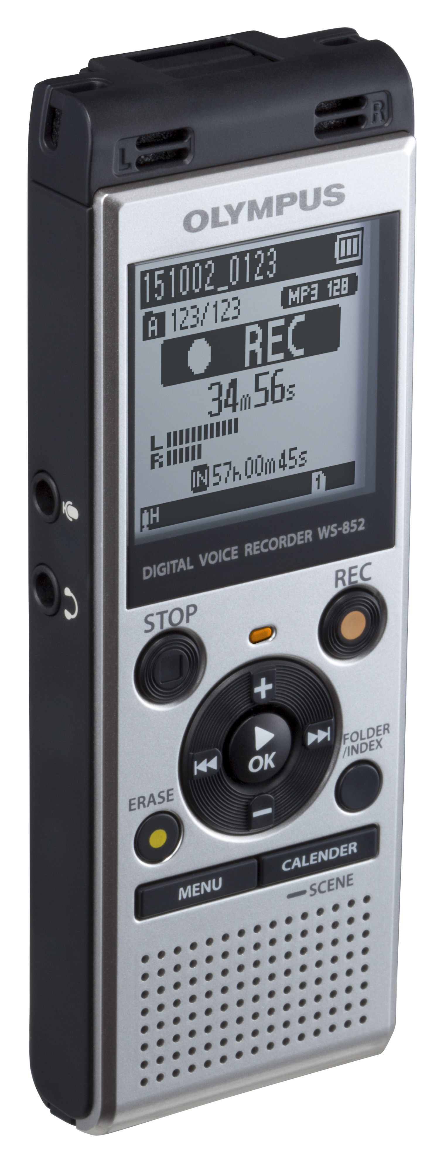 OLYMPUS WS-852 Diktiergerät, Silber