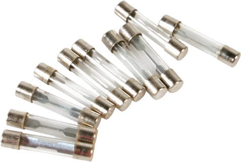 HOMASITA Biztosíték üveg 10 db, 32 x 6,35 mm