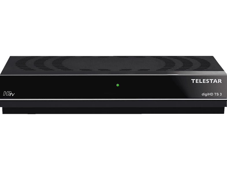 TELESTAR digiHD TS 3 HDTV SAT-Receiver (HDTV, DVB-S, DVB-S2, Schwarz)