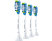 PHILIPS SONICARE HX9044/07 ADAPTIVECLEAN 4PCS - Bürstenkopf für Schallzahnbürste (Weiss)