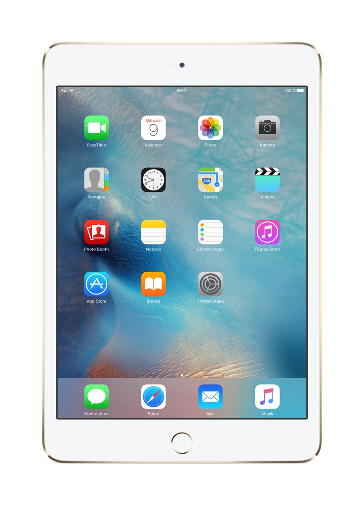 Ein iPad mit App-Symbolen auf dem Bildschirm.