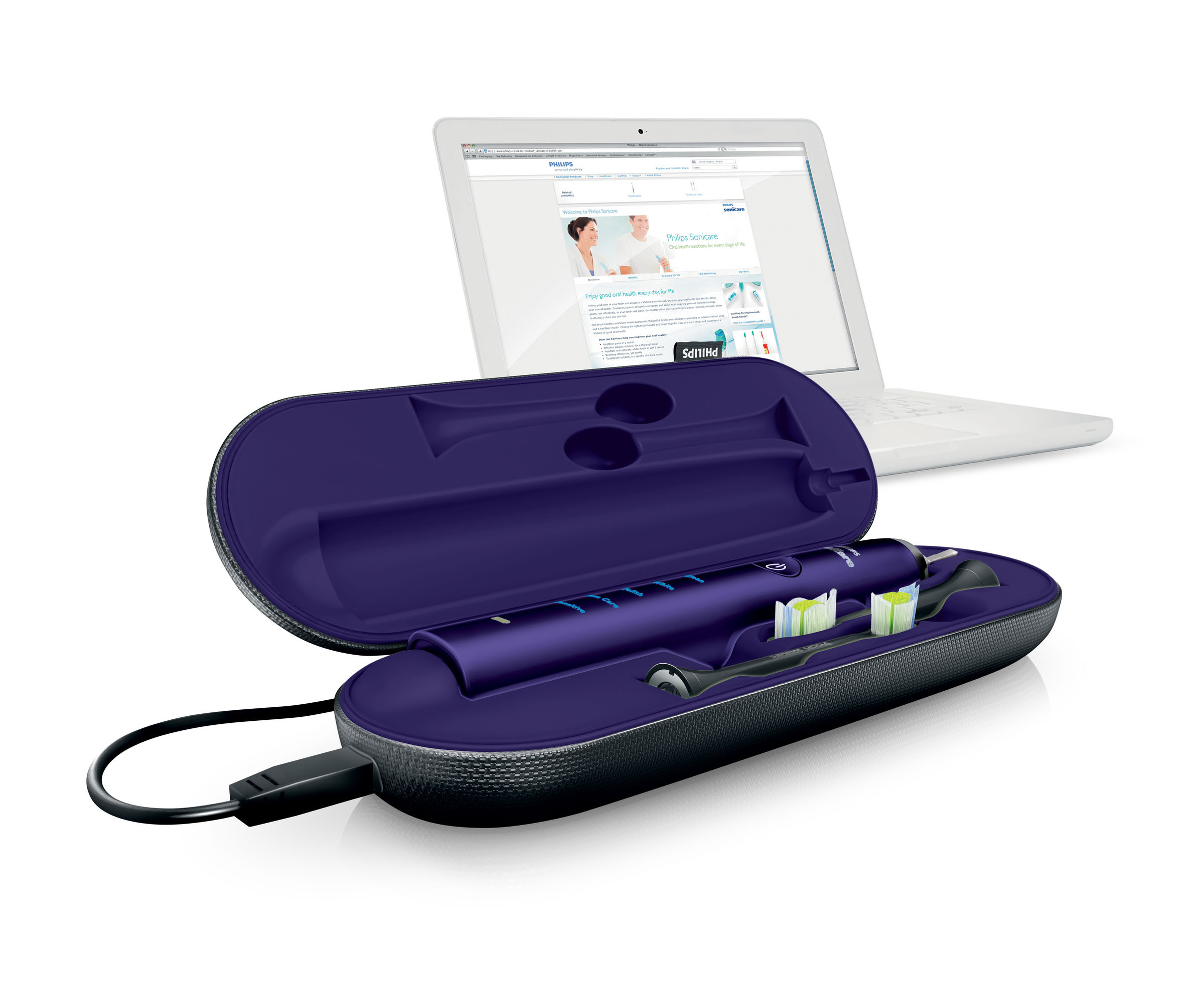 PHILIPS HX9372/04 Sonicare Diamond Clean  elektrische Zahnbürste Amethyst