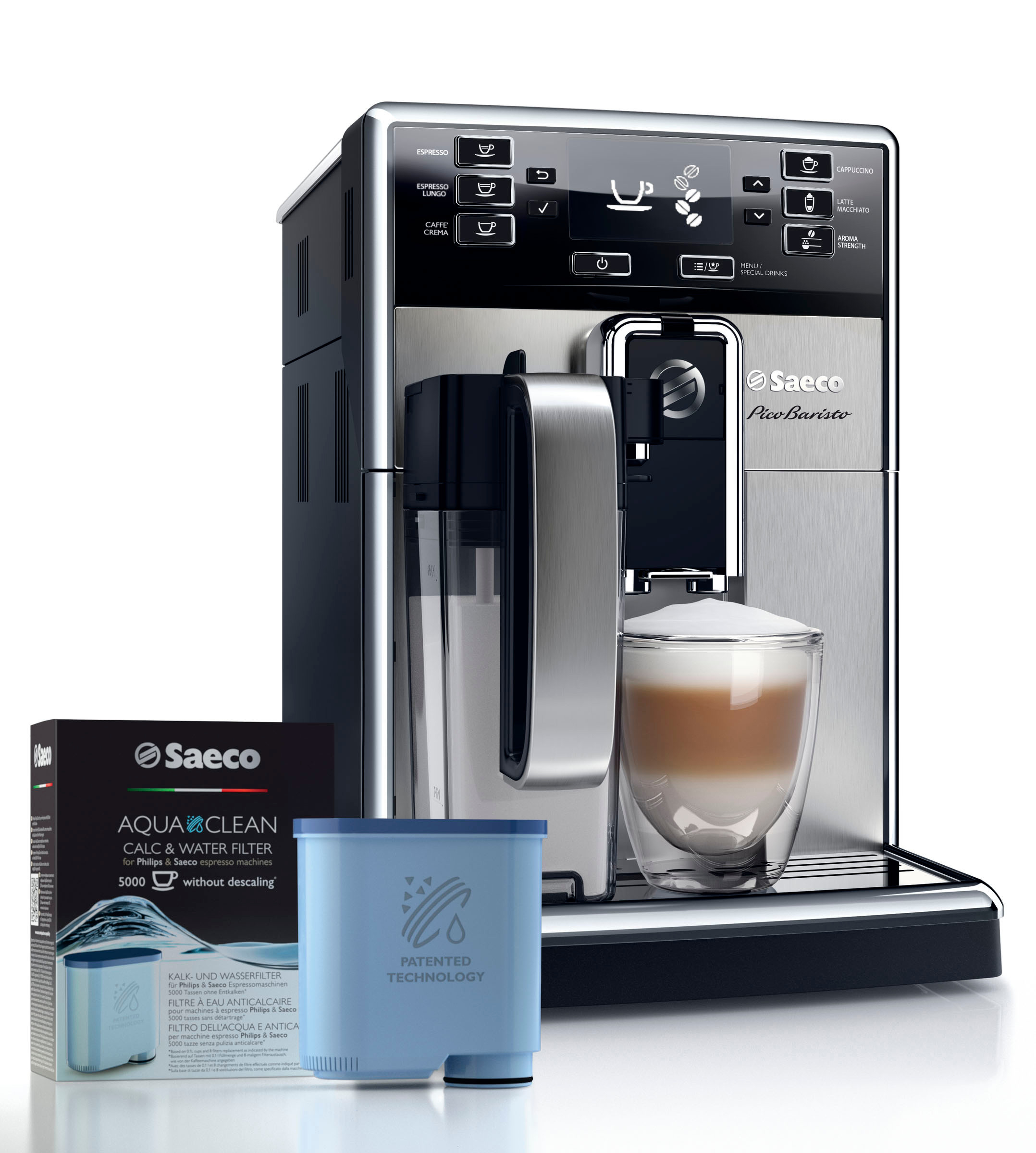 SAECO HD8927/01 PicoBaristo Kaffeevollautomat Silber/Schwarz