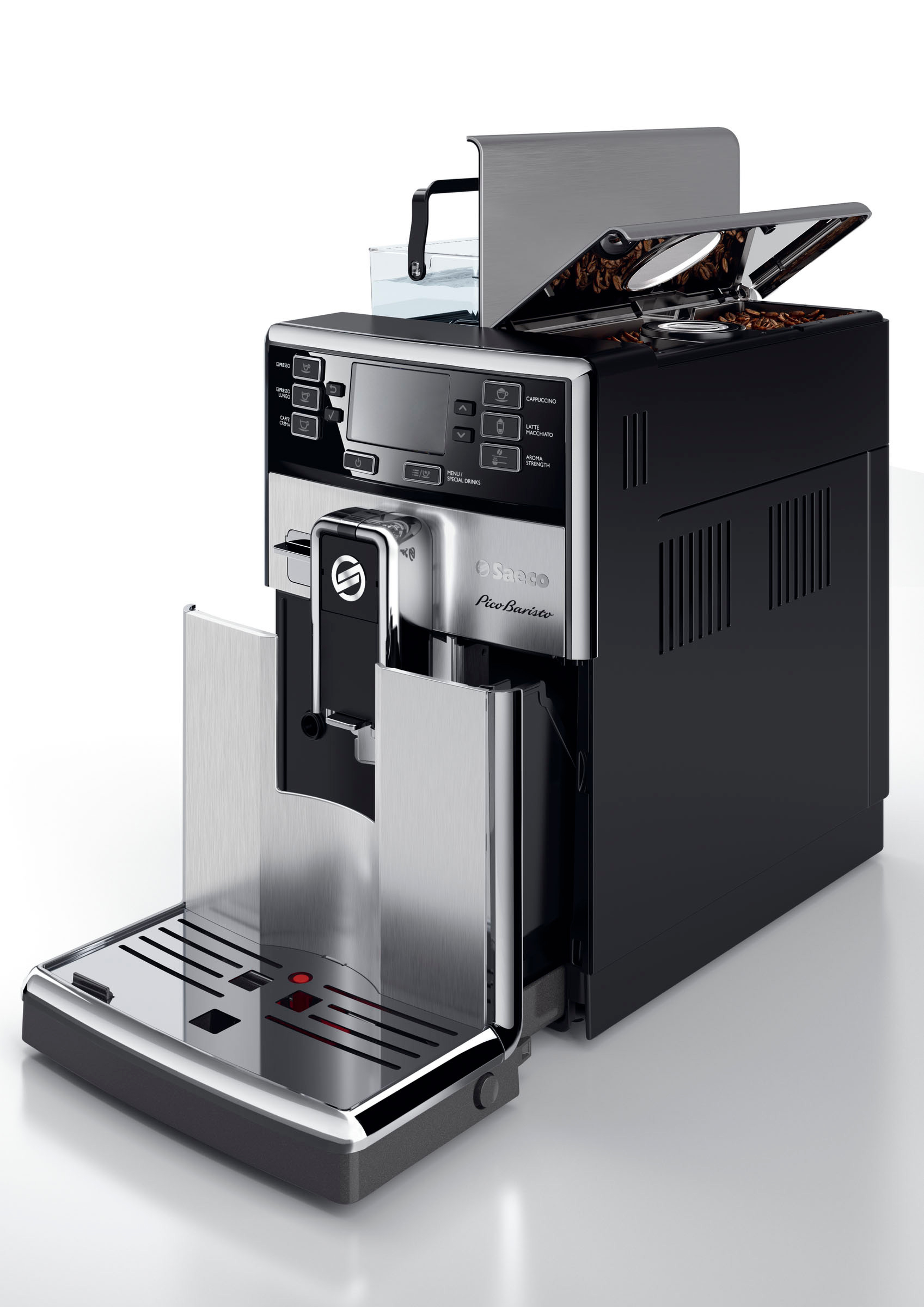 SAECO HD8927/01 PicoBaristo Kaffeevollautomat Silber/Schwarz