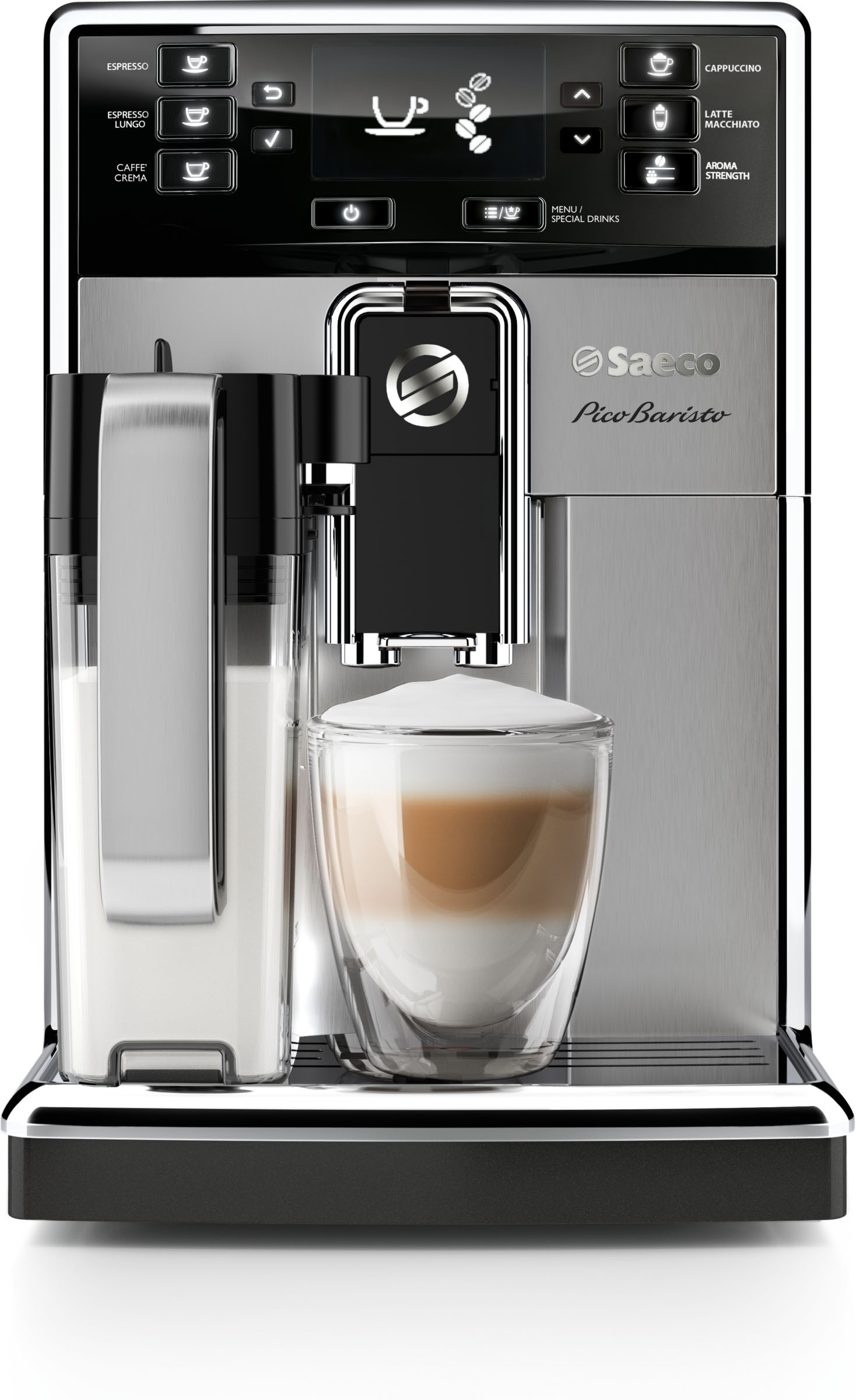 SAECO HD8927/01 PicoBaristo Kaffeevollautomat Silber/Schwarz