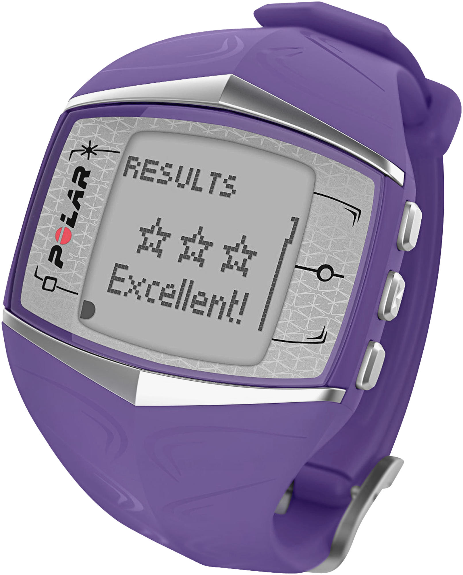 Reloj deportivo - Polar FT60 Lila, sumergible hasta 30m