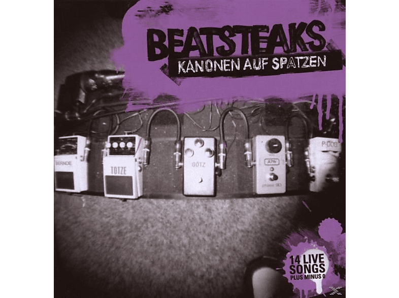 AUF Beatsteaks (CD) LIVE - SONGS 14L SPATZEN - KANONEN -