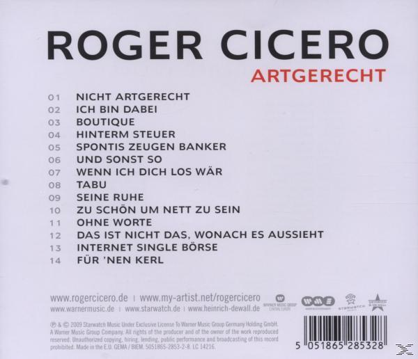CD-Cover mit Titelliste. Eine Liste der Songs wird auf weißem Hintergrund angezeigt.