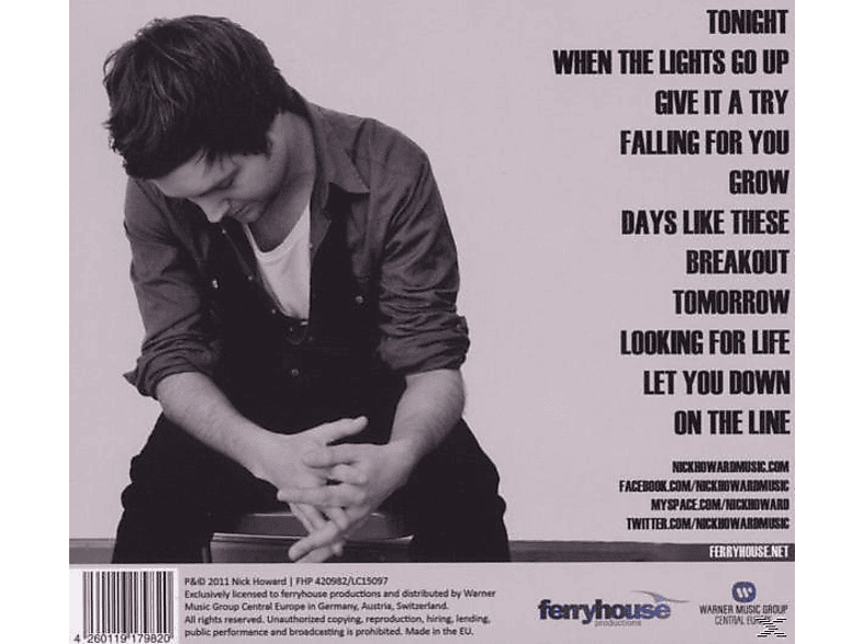 Thumbnail - Nick Howard - When The Lights Go Up (CD)