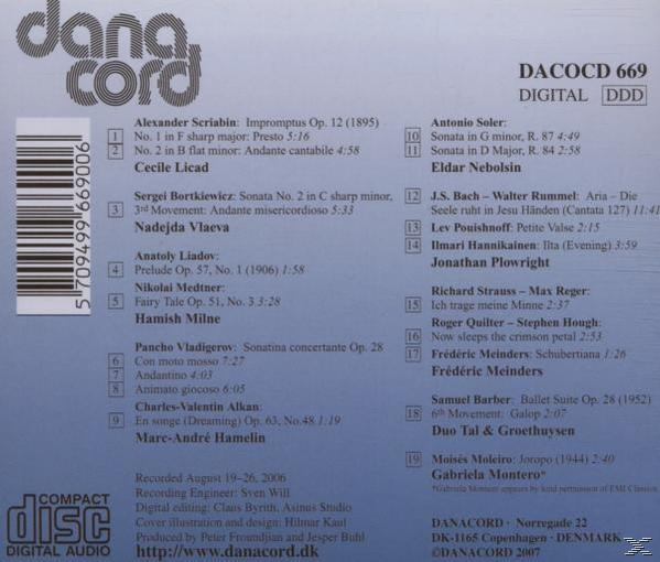 VARIOUS - Raritäten D.Klaviermusik 2006  - (CD)