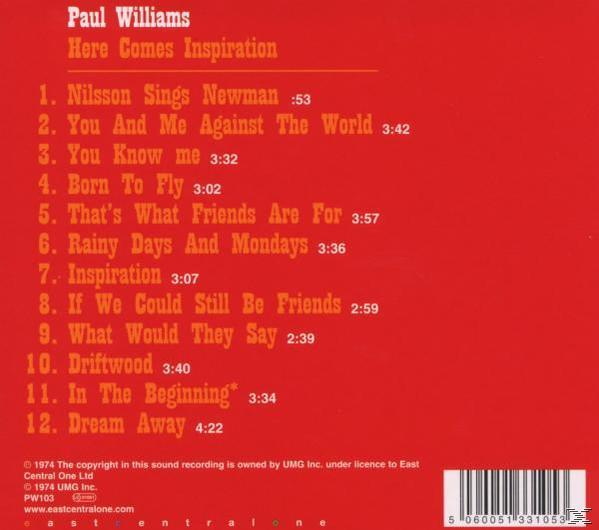 Paul Williams - Here Comes Inspiration  - (CD)