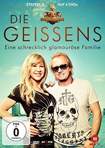 DVD-Cover: Die Geissens. Zwei Personen lächeln vor einem malerischen Hintergrund.