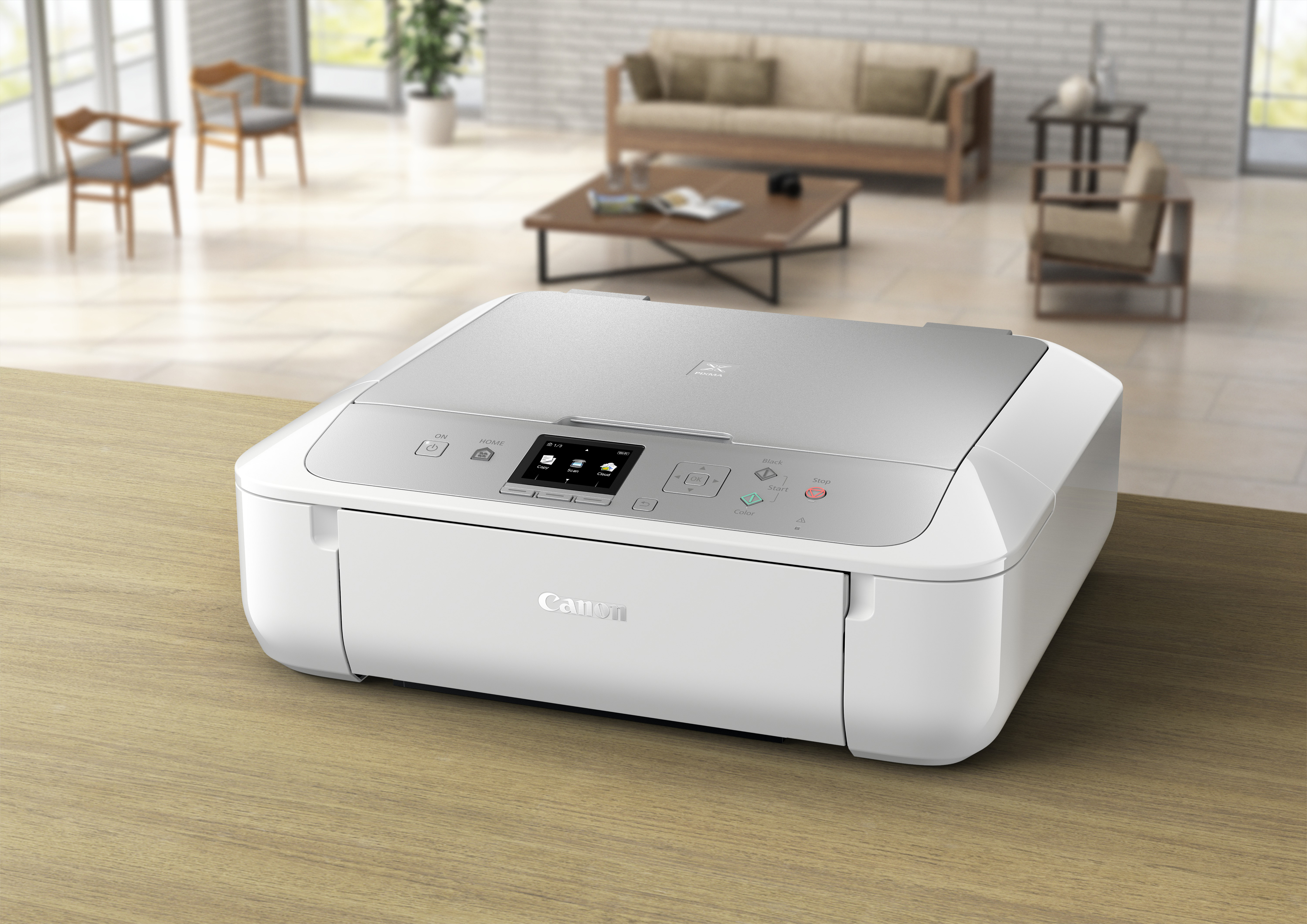CANON PIXMA MG5753 Tintenstrahl 3-in-1 Tinten-Multifunktionsdrucker WLAN Netzwerkfähig